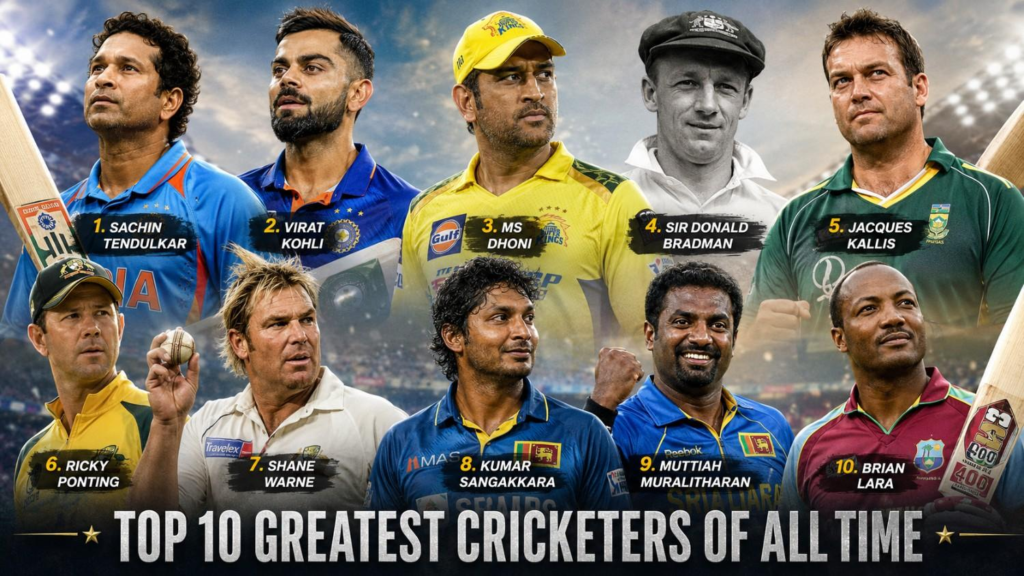 Top 10 cricketers